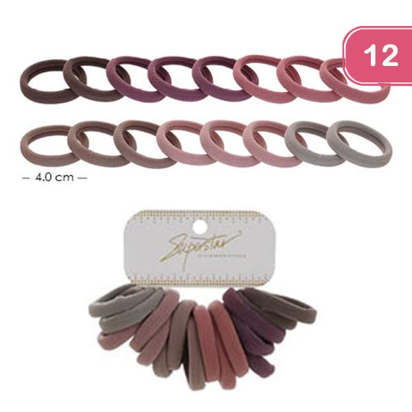 FASHION HAIR TIE 16 PC SET (12 UNITS)