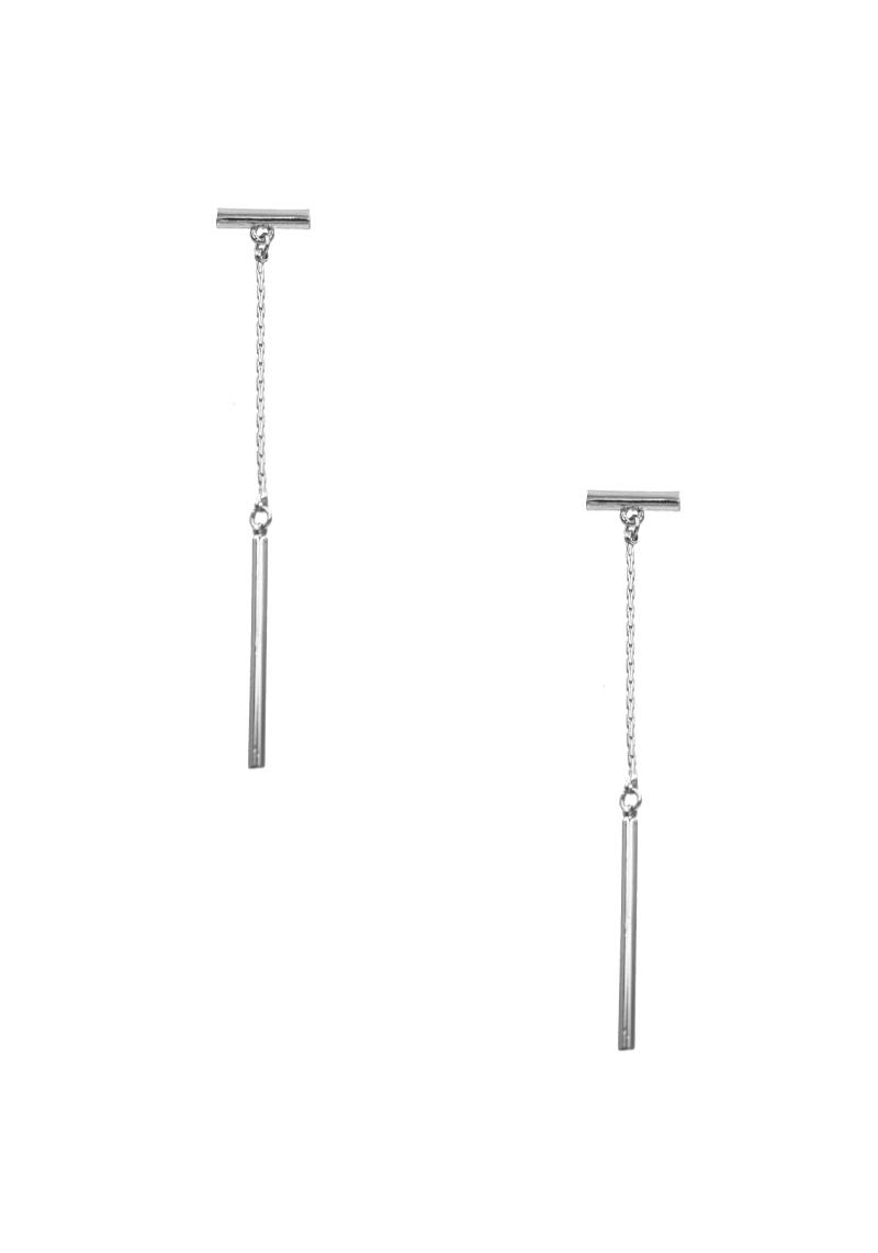 METAL DROP DANGLE EARRING