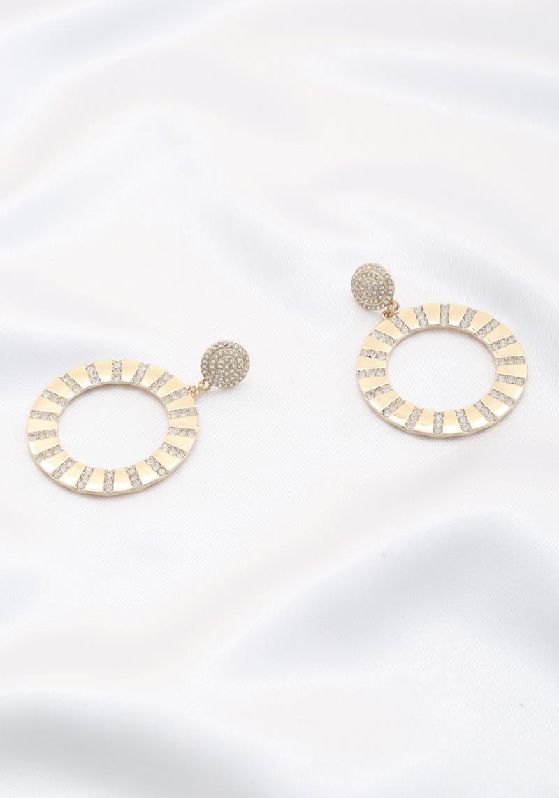 METAL DANGLE EARRING