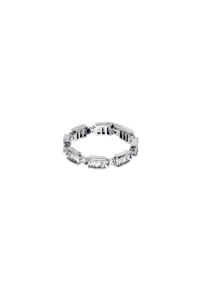 RHINESTONE METAL RING