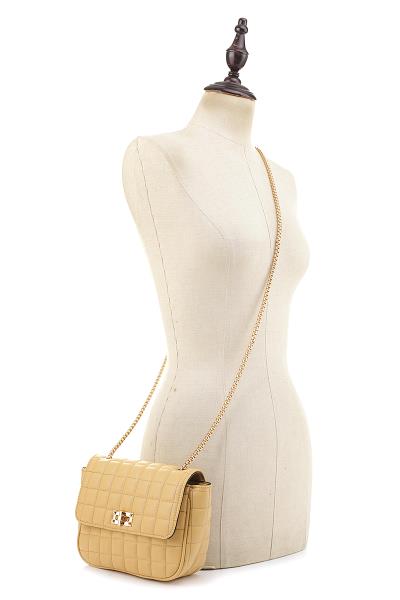 FASHION QUILT CHAIN CROSSBODY BAG