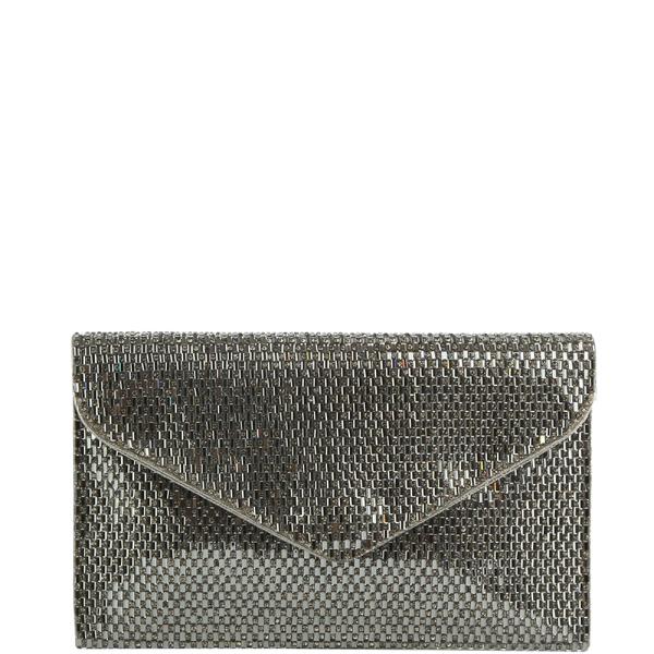 FASHION SHINY TEXTURE CHAIN CROSSBODY BAG