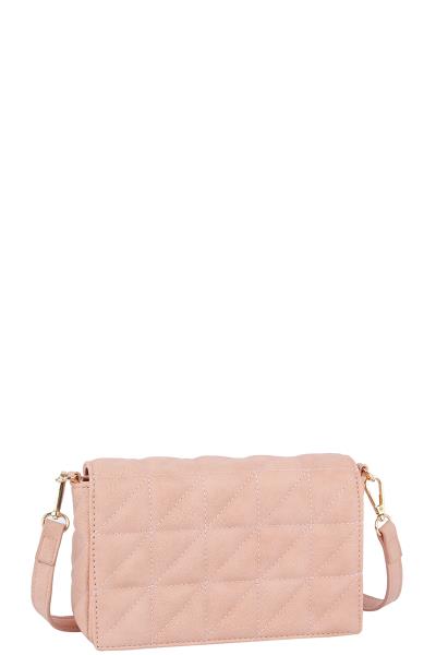 SMOOTH PATTERN QUILT DESIGN CROSSBODY BAG