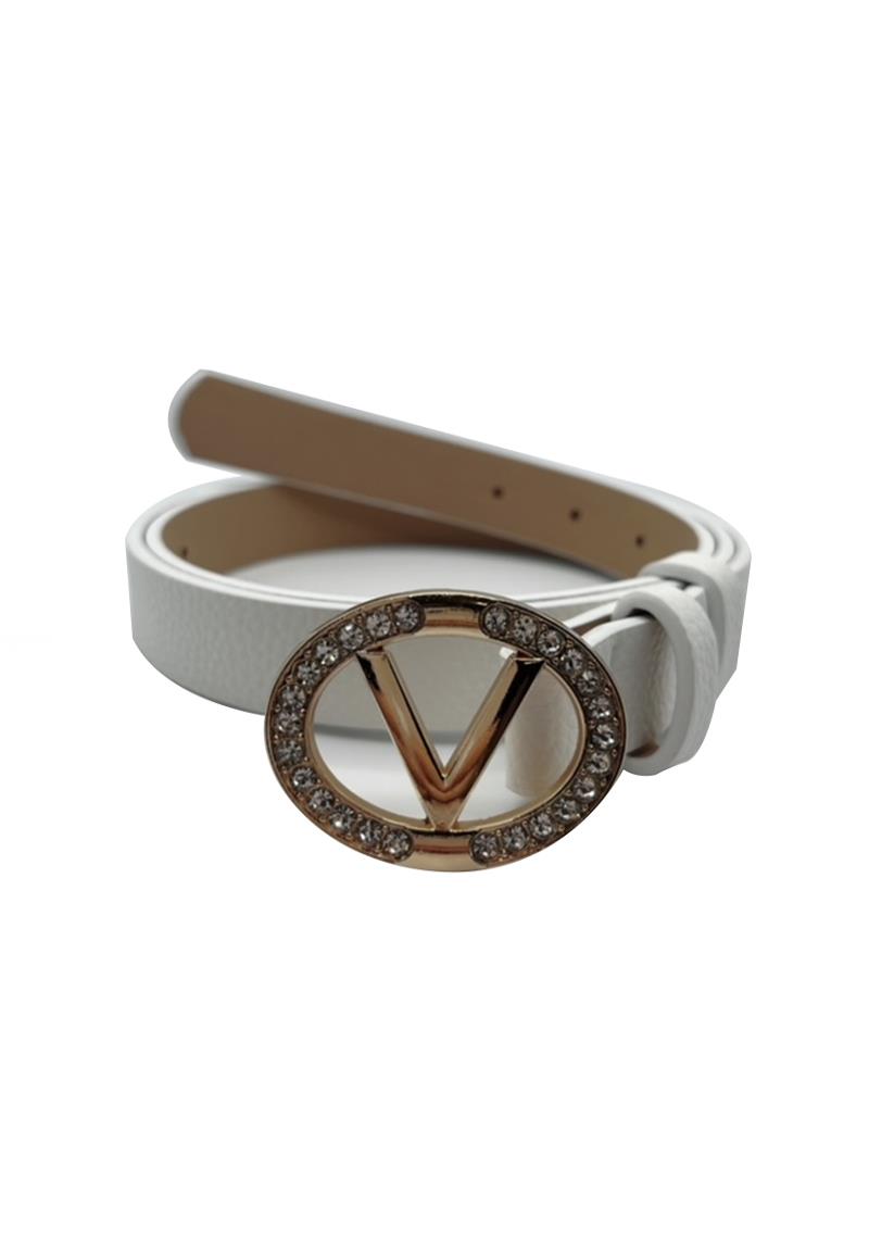 METAL V OVAL BUCKLE BELT