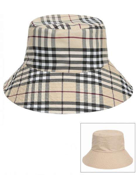 FASHION PLAID BUCKET HAT