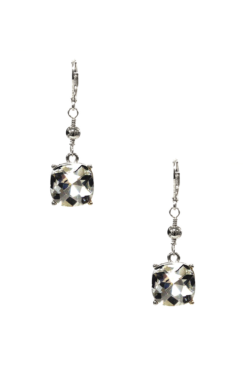 FASHION CRYSTAL STONE DANGLE EARRING