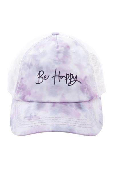 BE HAPPY CAP HAT