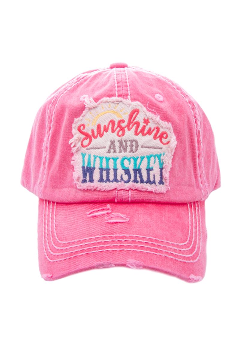 SUNSHINE AND WHISKEY CAP HAT