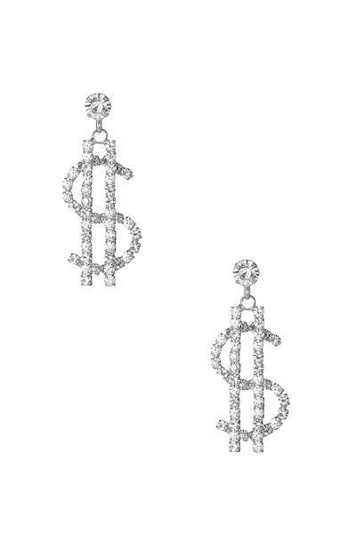 DOLLAR DANGLE EARRING