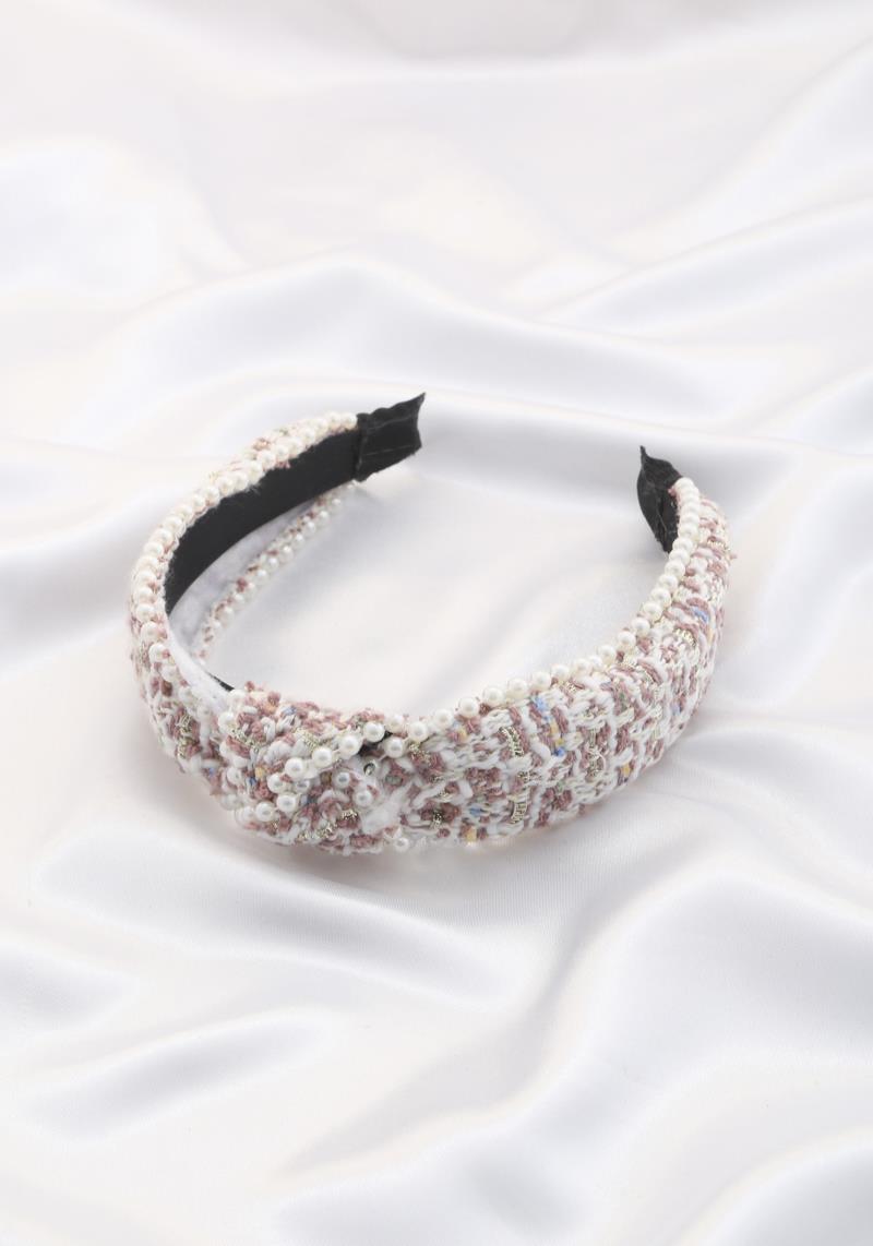 CROCHET PATTERN PEARL HEADBAND