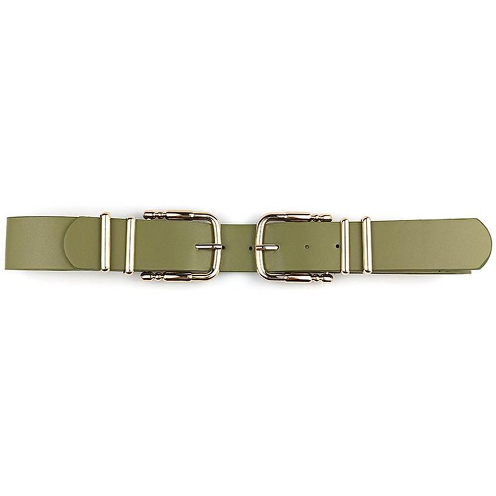 DOUBLE SIDED METAL SMOOTH BUCKLE BELT