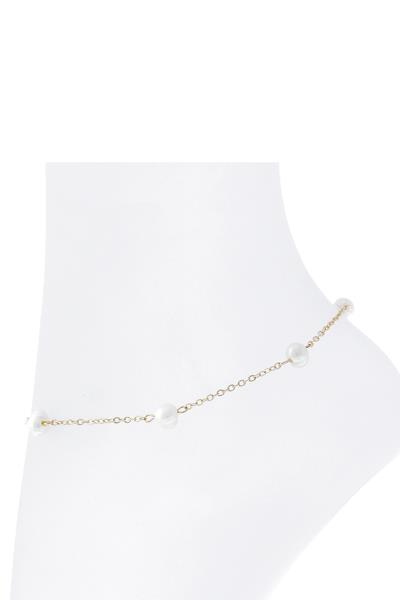 FRESHWATER PEARL STATIONED DAINTY ANKLE