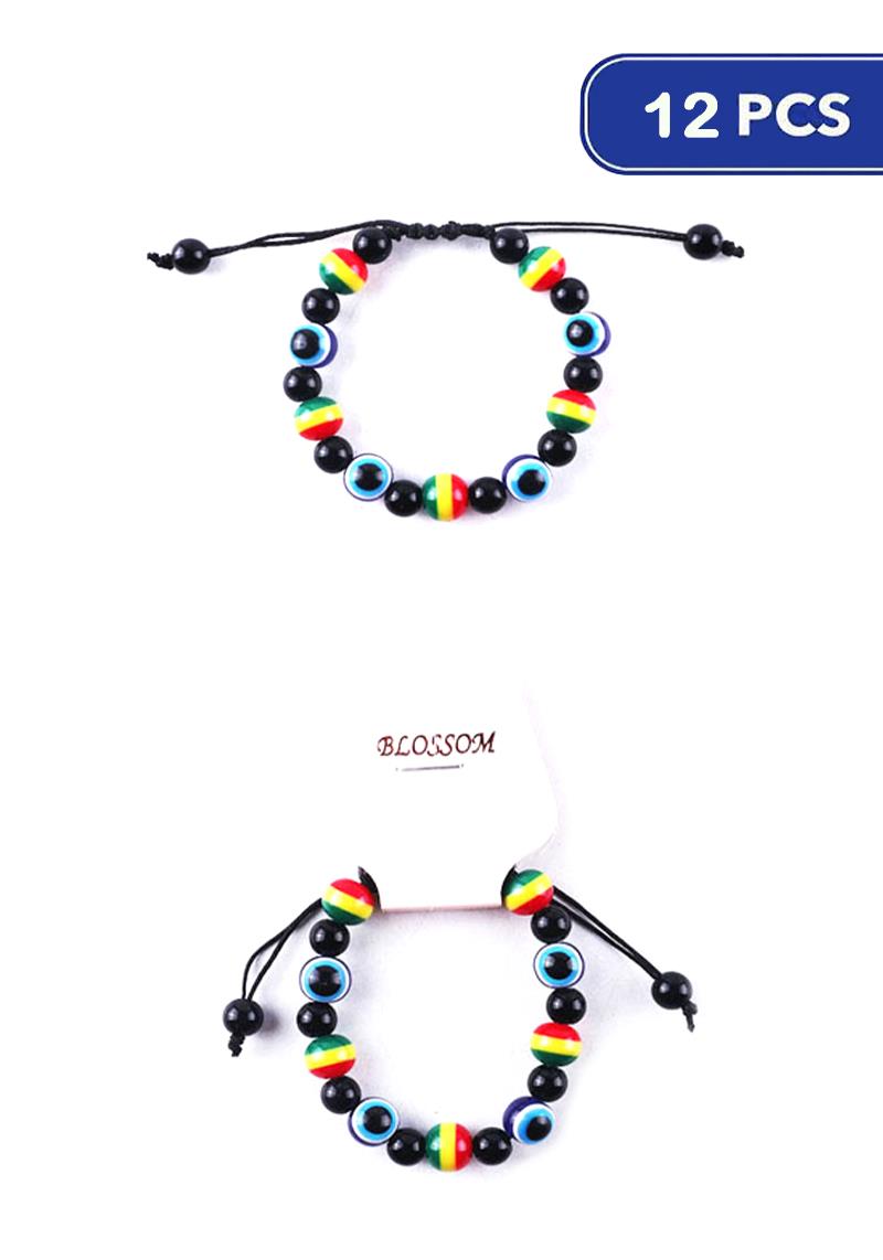 FASHION EVIL EYE BRACELET (12 UNITS)