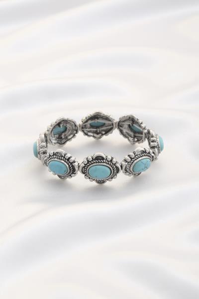 RODEO WESTERN OVAL WESTERN METAL BRACELET