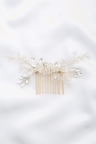 MARQUISE BEADED BRIDAL HAIR COMB