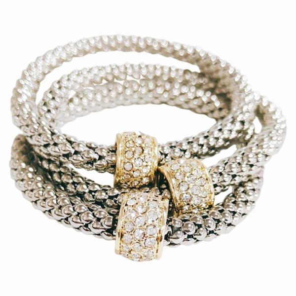 COLOR METAL SNAKE CHAIN BRACELET