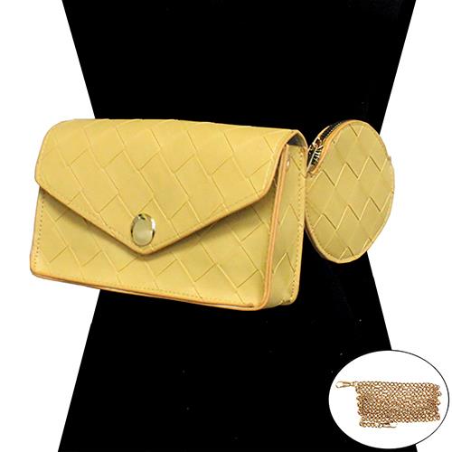 MINI RECTANGLE & ROUND BAG WITH BELT