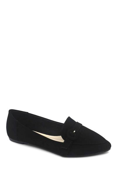 POINTY TOE LOAFER W STRAP