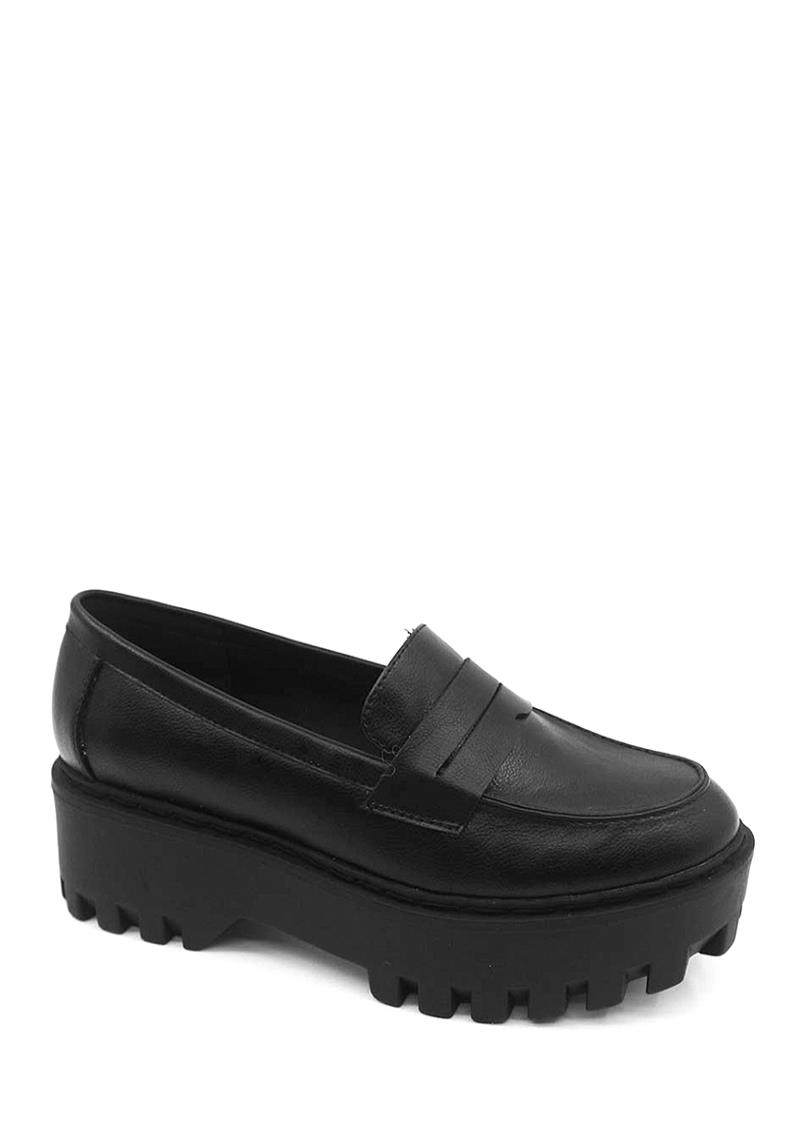 PLATFORM LUGSOLE LOAFERS
