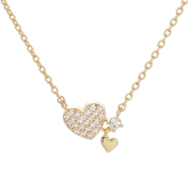 18K GOLD RHODIUM DIPPED IN MY HEART NECKLACE