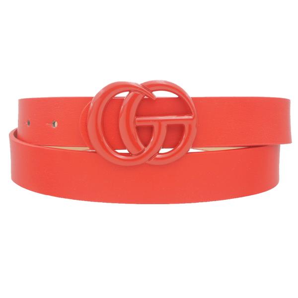 COLOR COATED GO BUCKLE BELT