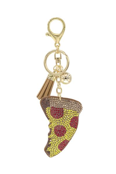 PEPPERONI PIZZA KEY CHAIN