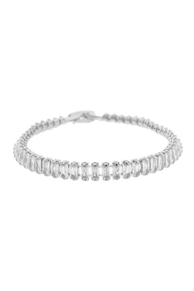 CRYSTAL 2.5 X 5MM BAGUETTE BRACELET