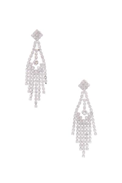 RHINESTONE DANGLE EARRING