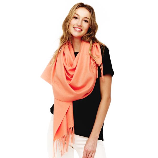 SOLID SUPER SOFT 20% CASHMERE OBLONG SCARF