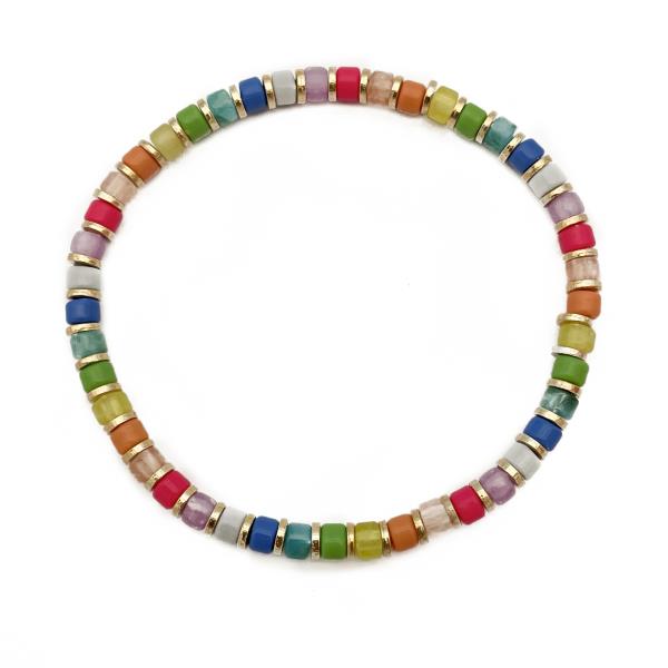 COLORFUL BEADED BRACELET