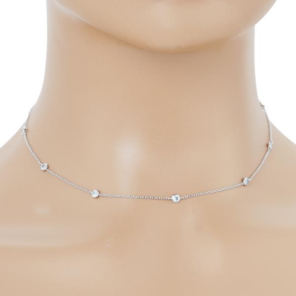 CRYSTAL BEAD STATION NECKLACE
