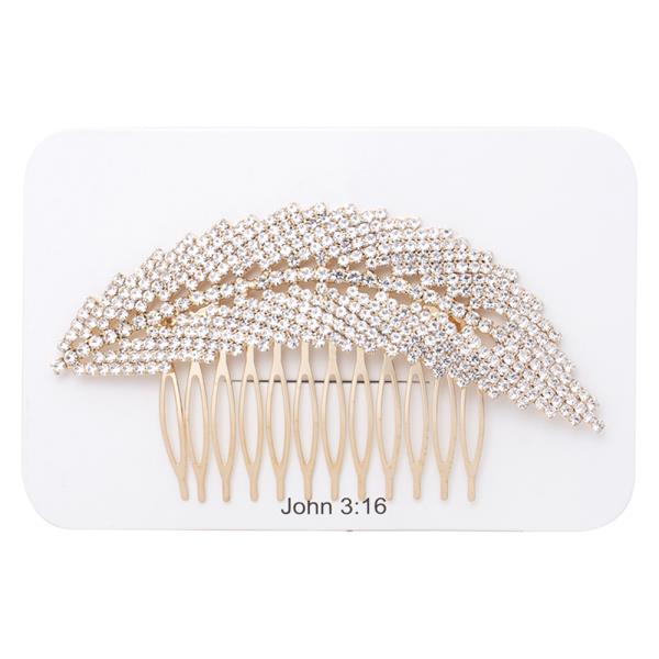 RHINESTONE HAIR COMB