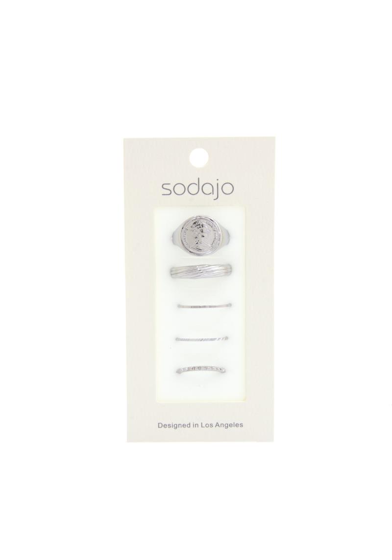 SODAJO DOME METAL RING SET
