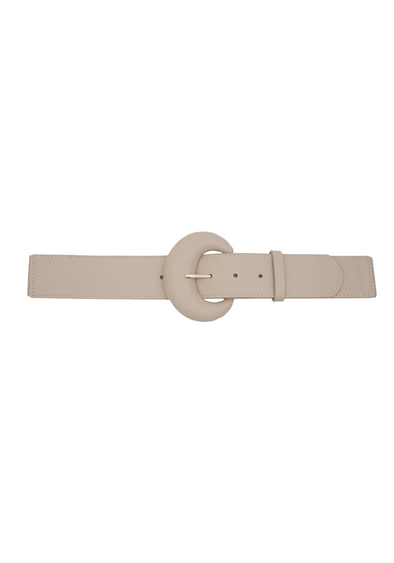 HALFMOON COVER BUCKLE ELASTIC BELT