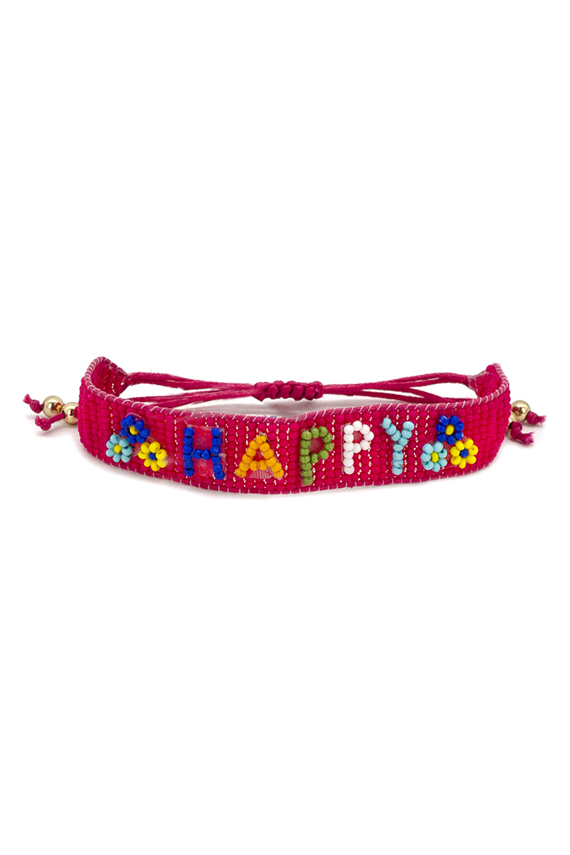 HAPPY ADJ STRAP BRACELET