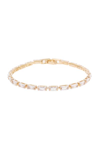 CRYSTAL 3X6MM BAGUETTE BRACELET