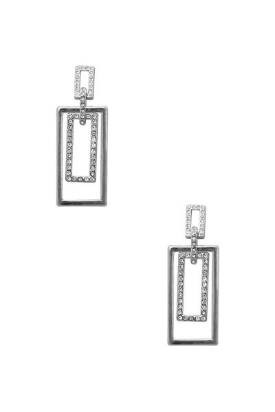 RECTANGLE DANGLE EARRING