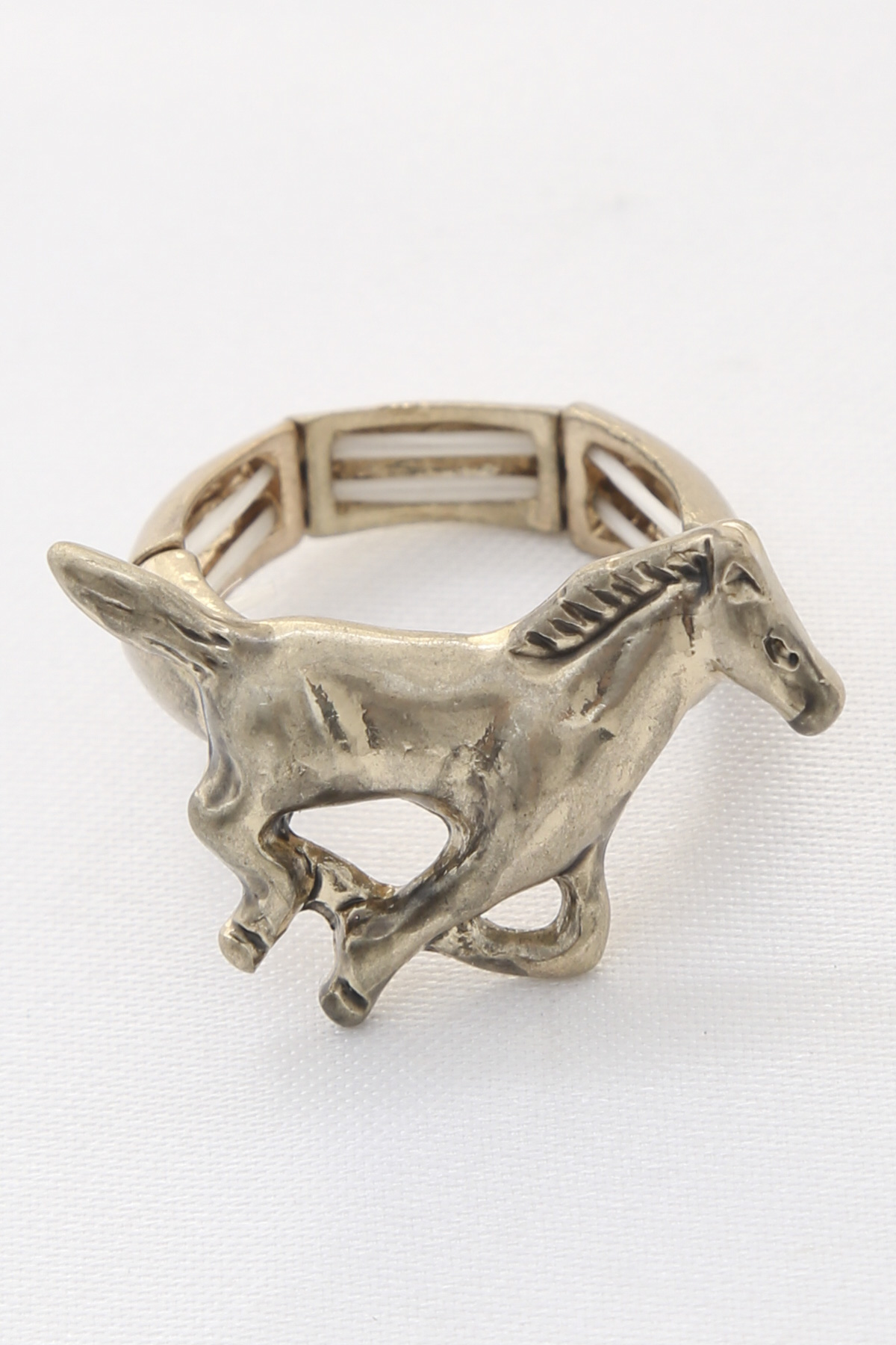RODEO WESTERN HORSE METAL RING