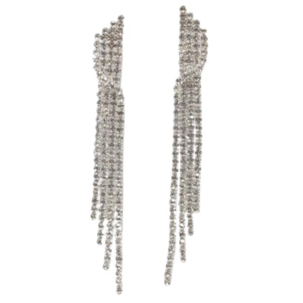 RHINESTONE DANGLE EARRING
