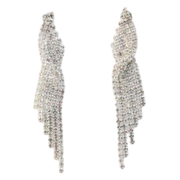 RHINESTONE DANGLE EARRING