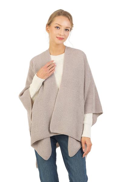 FASHION KNIT FRONT OPEN CARDIGAN