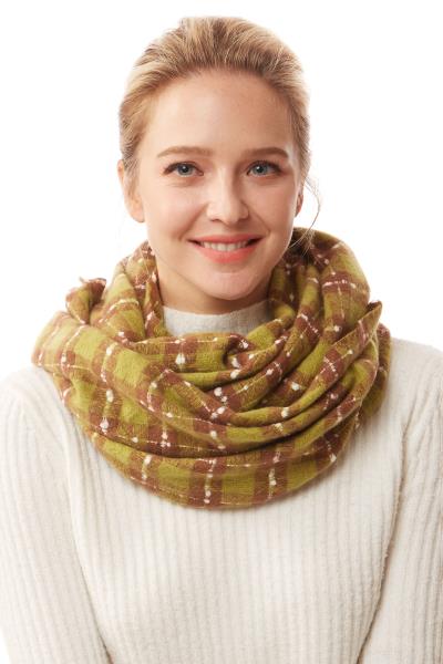 SUPER SOFT PLAID INFINITY SCARF