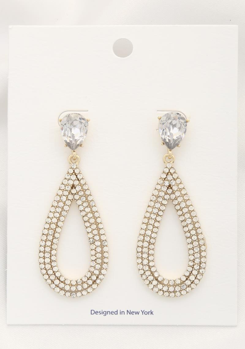 Wholesale Rhinestone Earrings Joia