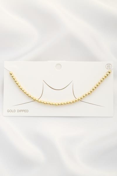 BALL BEAD NECKLACE