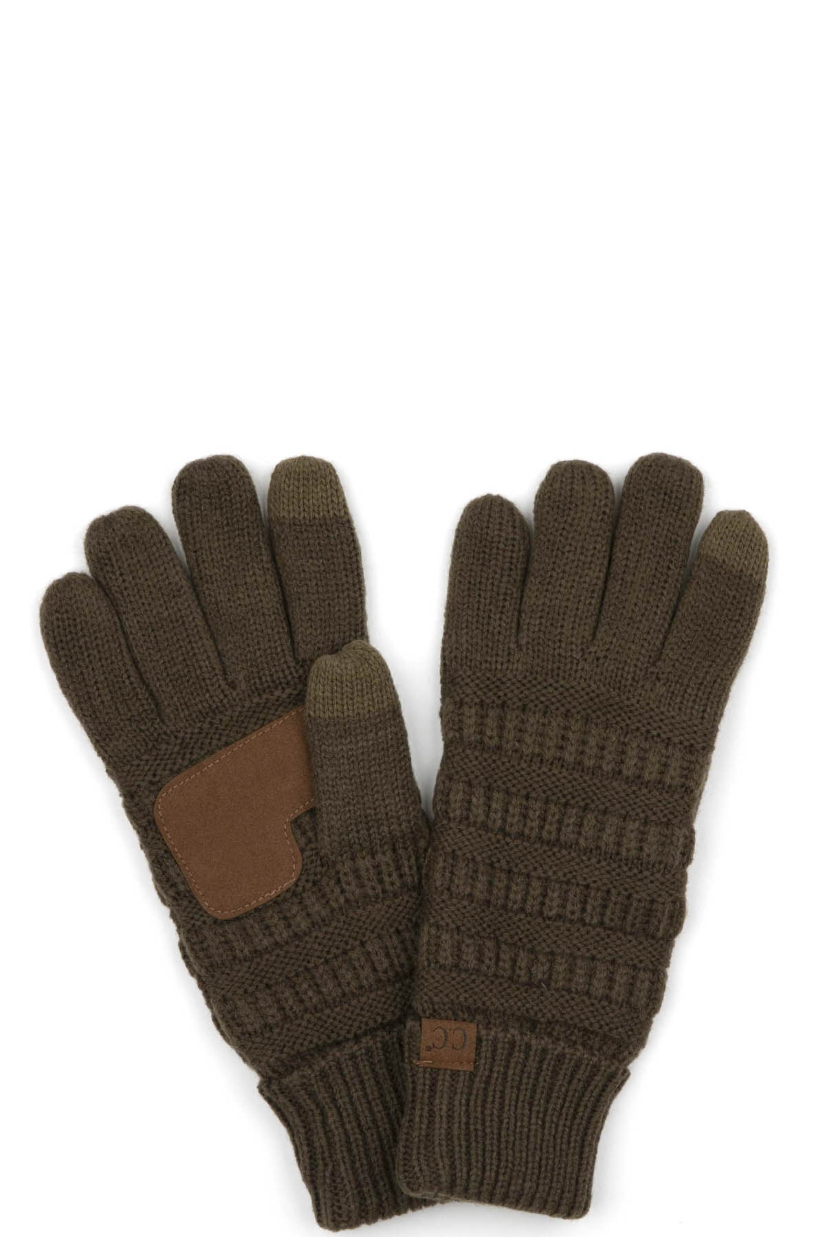 CC SOLID RIBBED GLOVE WITH LINING