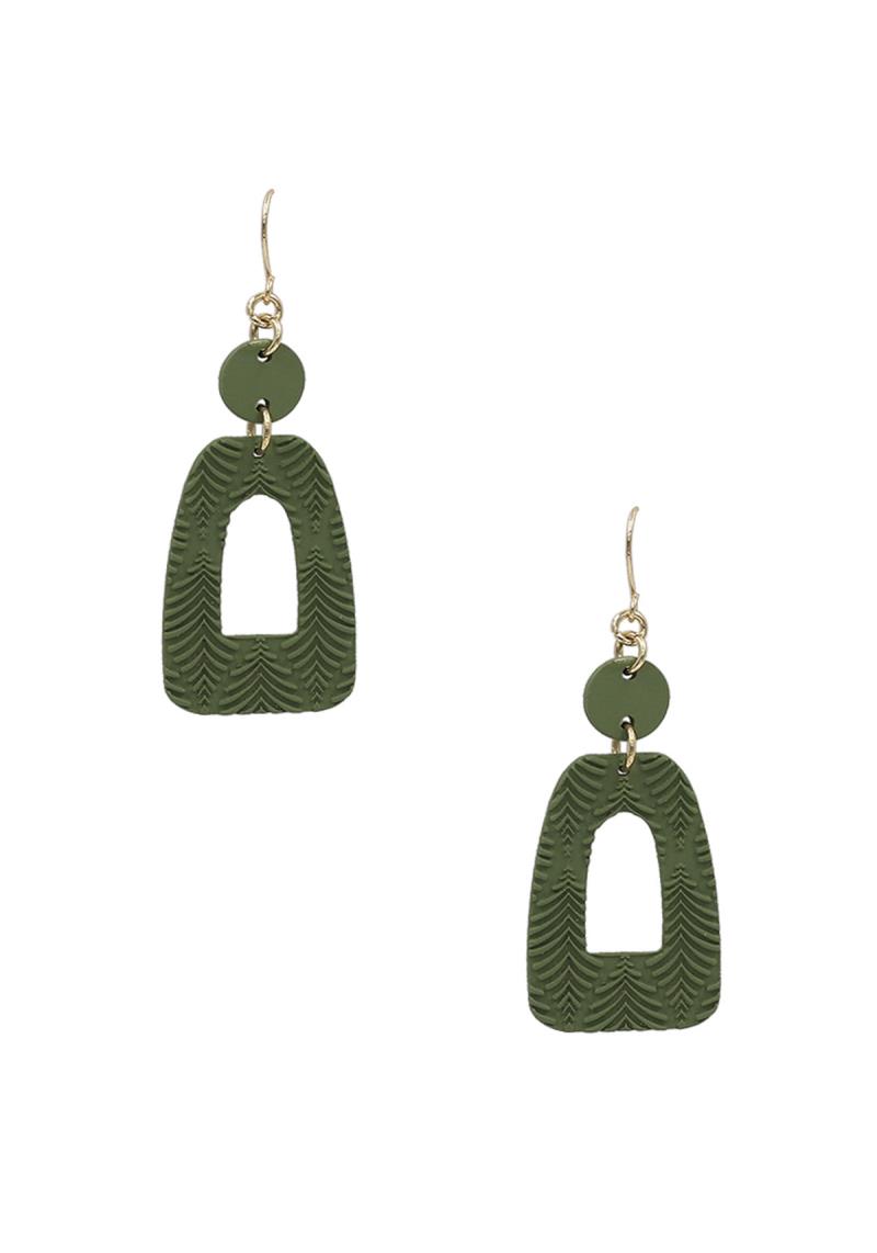 SILICONE COATED EARRING