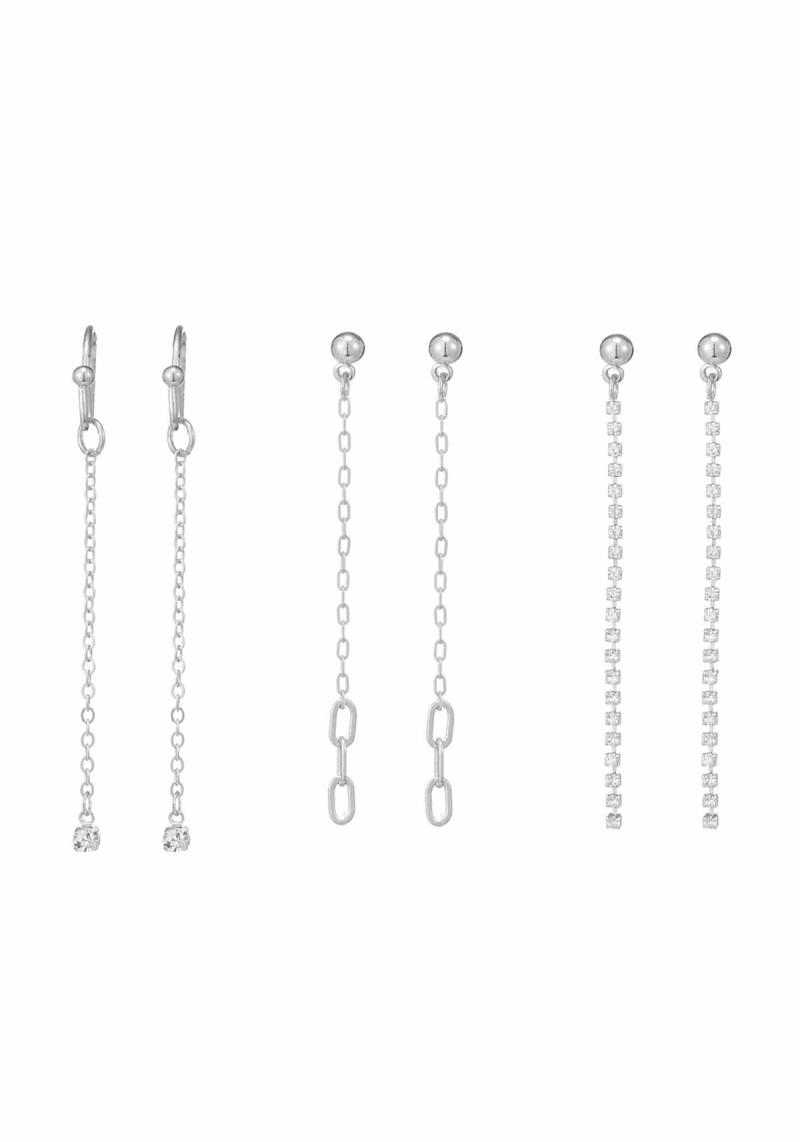 MULTI PAIR CHAIN & CUPCHAIN EARRING