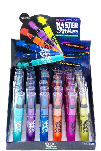 MASTER STROKES LONG WEAR CANDY SHADOW STICK 36 PCS
