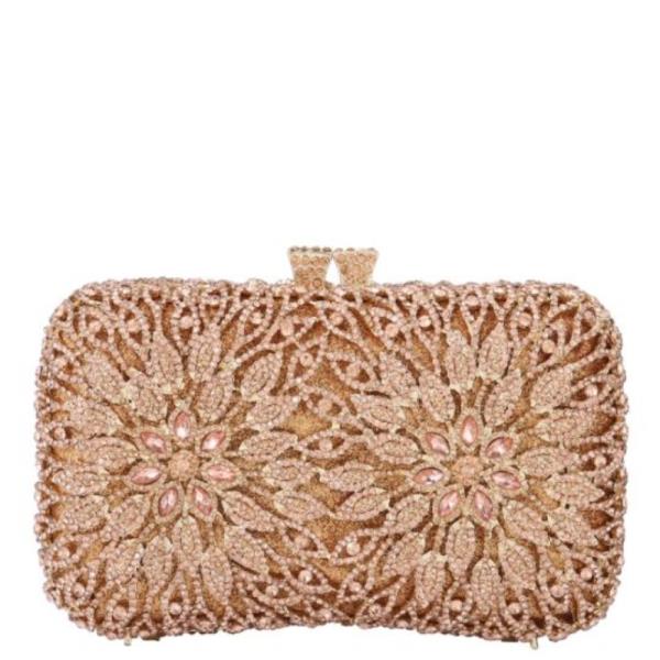 (PRE-ORDER/ONLY ONLINE) ORNATE RHINESTONE MINAUDIERE CLUTCH BAG