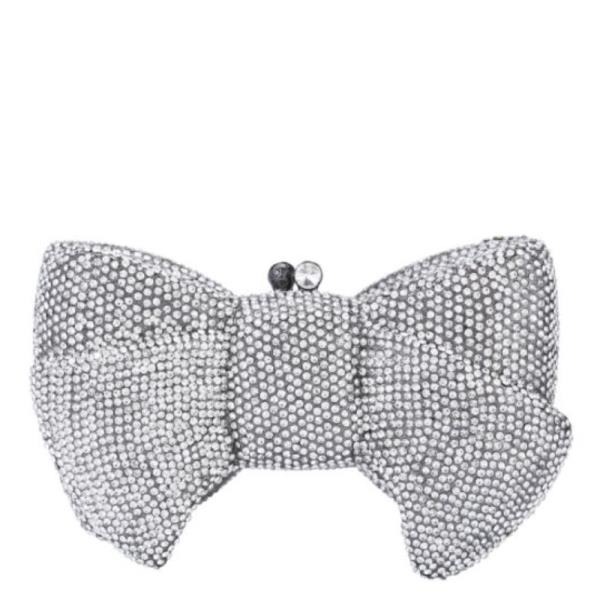 (PRE-ORDER/ONLY ONLINE) RIBBON BOW ORNATE RHINESTONE MINAUDIERE CLUTCH BAG